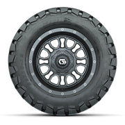 GTW® Volt Gunmetal 12 in Wheels with 22X10-12 Timberwolf All-Terrain Tires – Full Set