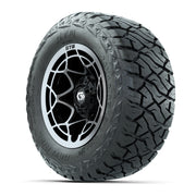 GTW Nexus Black/Machined 12 in Wheels with 23x10.00-R12 Maverick All-Terrain Tires – Full Set