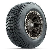GTW® Stellar Matte Bronze 12 in Wheels with 255/50-12 Excel Classic Street Tires – Full Set