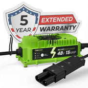 YAMAHA 48 Volt Golf Cart Battery Charger for G19, G22 - 48V - Lithium, LiFePO4, Lead Acid - Elite Version
