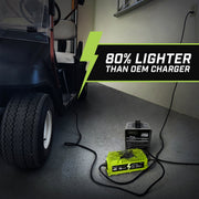 YAMAHA 48 Volt Golf Cart Battery Charger for G29 Drive & Drive 2 - 48V Lithium, LiFePO4, Lead Acid - ELITE VERSION