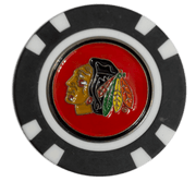 Officially Licensed Chicago Blackhawks Poker Chip Golf Ball Marker