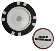 Officially Licensed Chicago Blackhawks Poker Chip Golf Ball Marker