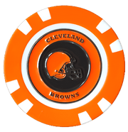 Officially Licensed Cleveland Browns Poker Chip Ball Marker