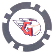 Officially Licensed Cleveland Guardians Poker Chip Ball Marker