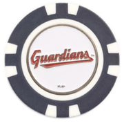 Officially Licensed Cleveland Guardians Poker Chip Ball Marker