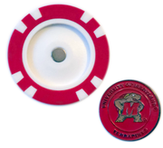 Officially Licensed Maryland Terrapins Poker Chip Ball Marker