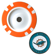 Officially Licensed Miami Dolphins Poker Chip Ball Marker