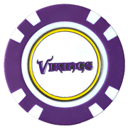 Officially Licensed Minnesota Vikings Poker Chip Ball Marker