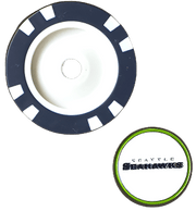 Officially Licensed Seattle Seahawks Poker Chip Ball Marker