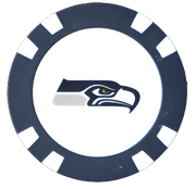 Officially Licensed Seattle Seahawks Poker Chip Ball Marker