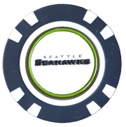 Officially Licensed Seattle Seahawks Poker Chip Ball Marker