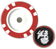 Officially Licensed U.S. Marines Poker Chip Ball Marker