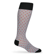 Red and Black - Small Dot Socks