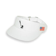 Sink It White Visor