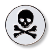 Skull and Bones Ball Marker